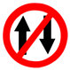 Vehicles prohibited in both direction