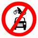 All vehicles prohibited