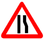 Reduced carriageway