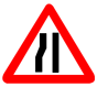 Reduced carriageway