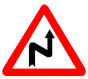 Right reverse bend