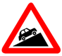 Steep ascent